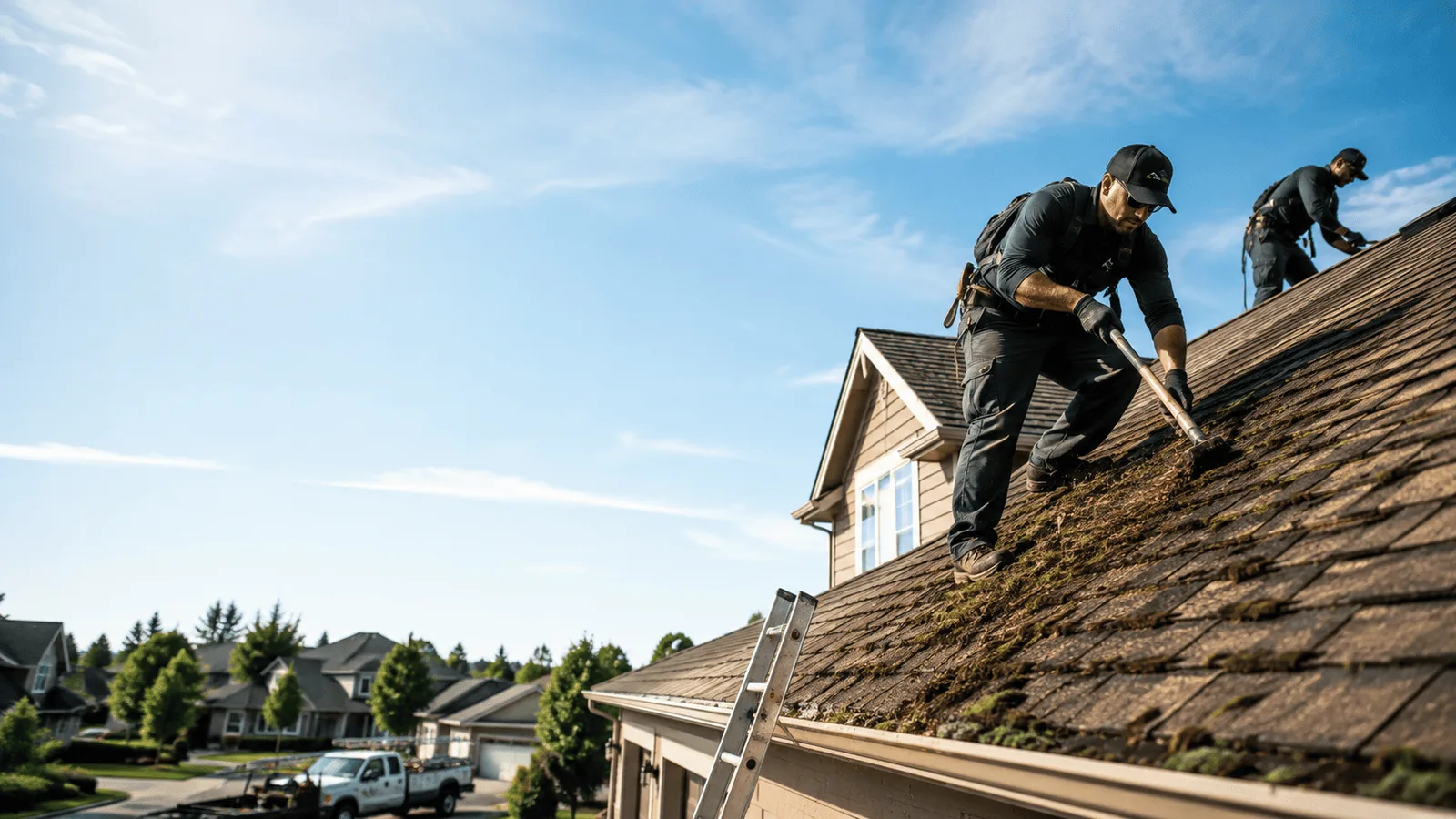 Roof Moss Removal in Worcester, MA near me